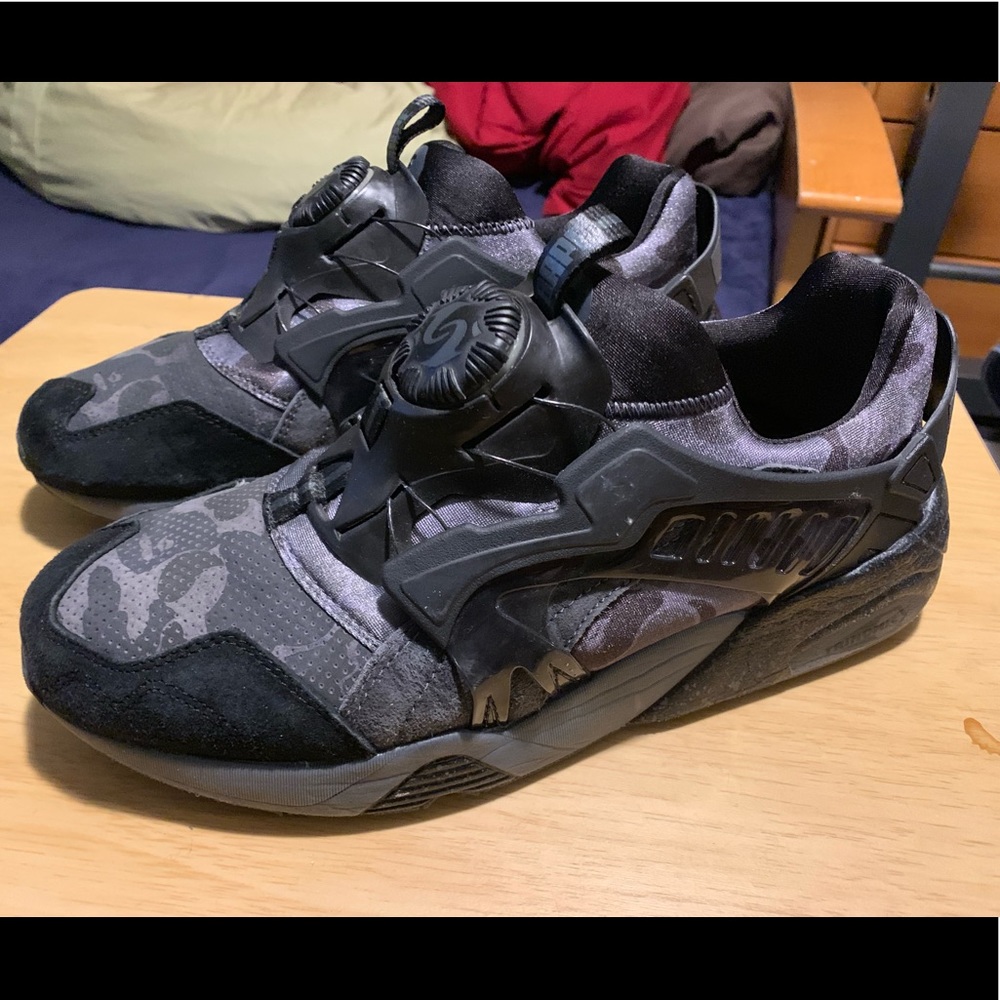Puma X Bape Disc Blaze Camo Black
